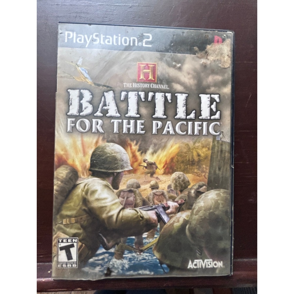 History Channel Battle for the Pacific Sony PlayStation 2 PS2 Activision 2007